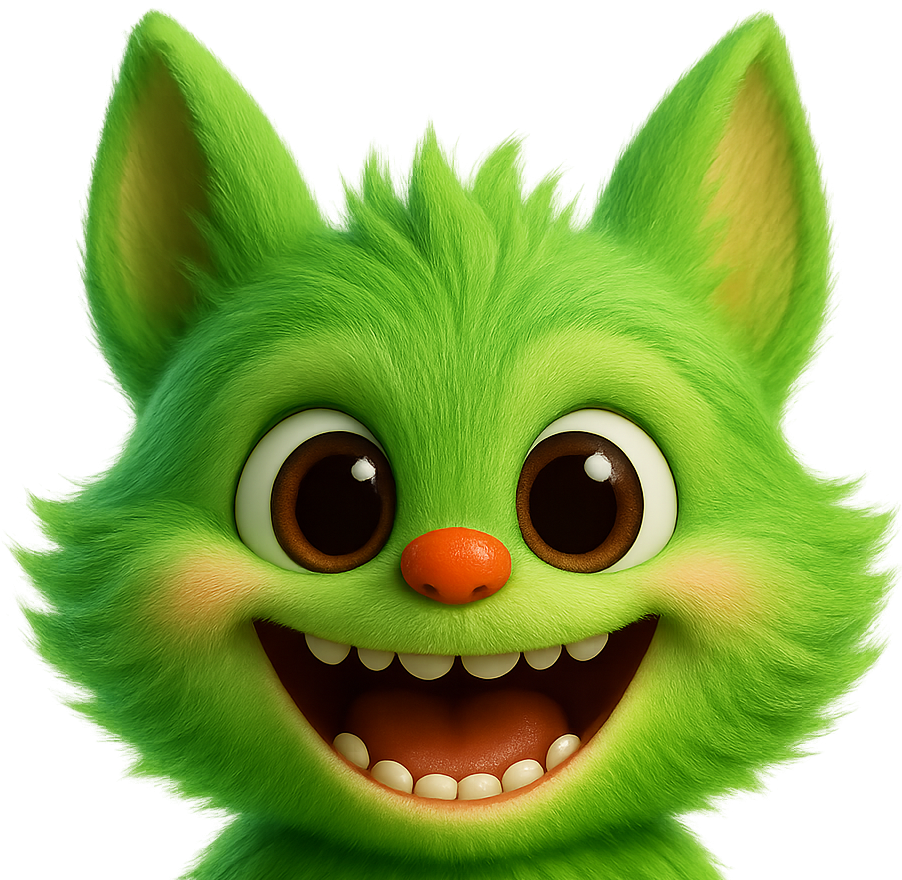 Green Labubu Logo