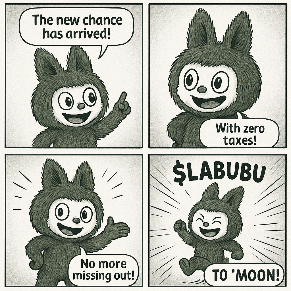 Labubu running forward